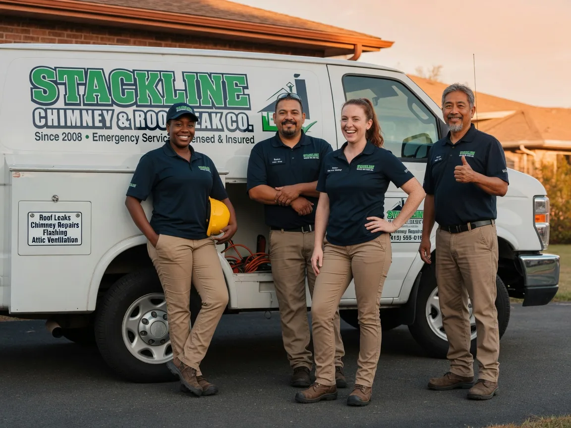 Chimney flashing repair company in Downing, WI
